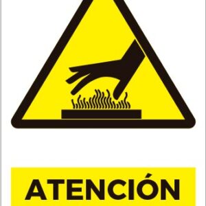 Atención Superficie Caliente