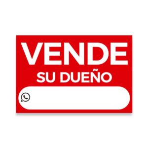 Letrero Vende Su Dueño