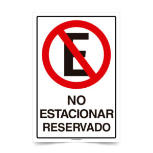 No Estacionar Reservado