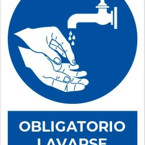 Obligatorio lavarse las manos