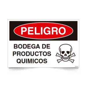 Peligro Bodega de Productos Quimicos
