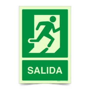 Salida Derecha Corriendo Fotoluminiscente