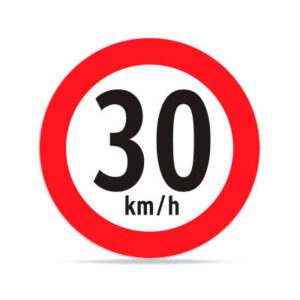 Velocidad Máxima 30km RR-1
